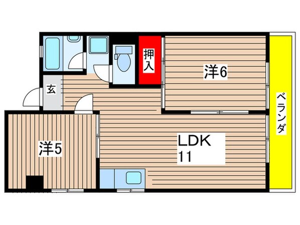 メゾン汐路の物件間取画像